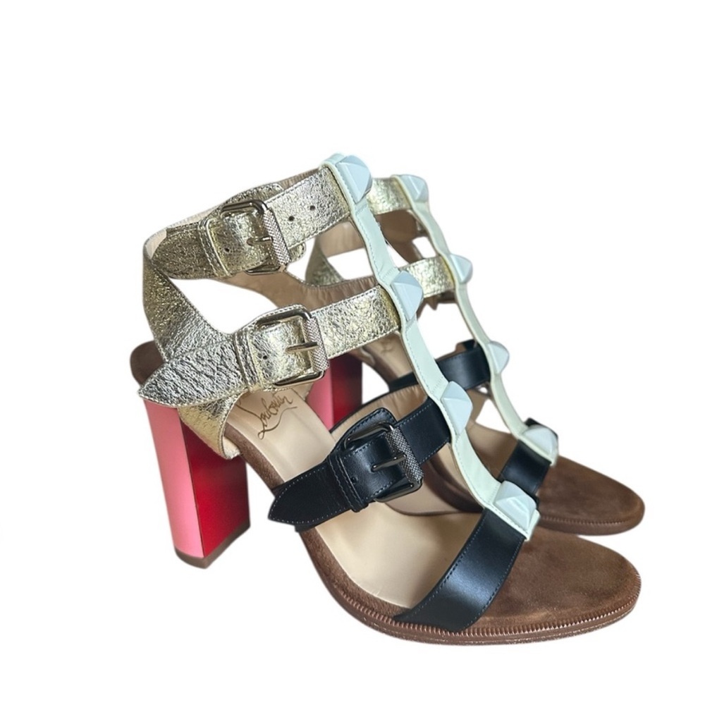 Christian Louboutin Rocknbuckle
Caged 85mm sandal heels RETAIL 1,295 - Picture 5 of 7